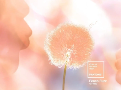 A Peach Fuzz é a tendência para 2024