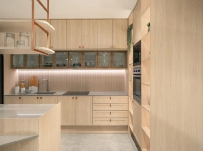 Armários bem projetos fazem toda diferença em uma cozinha.