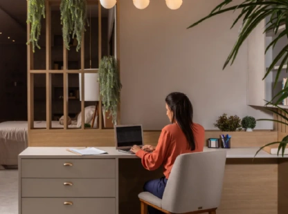 Cloffice: 4 inspirações para criar um escritório prático